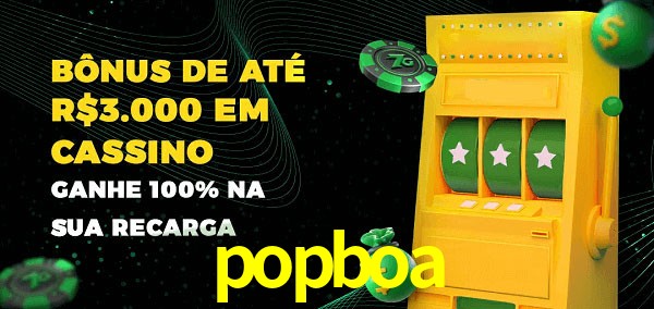 popboa melhor bônus de depósito